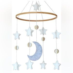 Sorrel + Fern Baby Crib Mobile (Moon, Stars & Planets) NWT